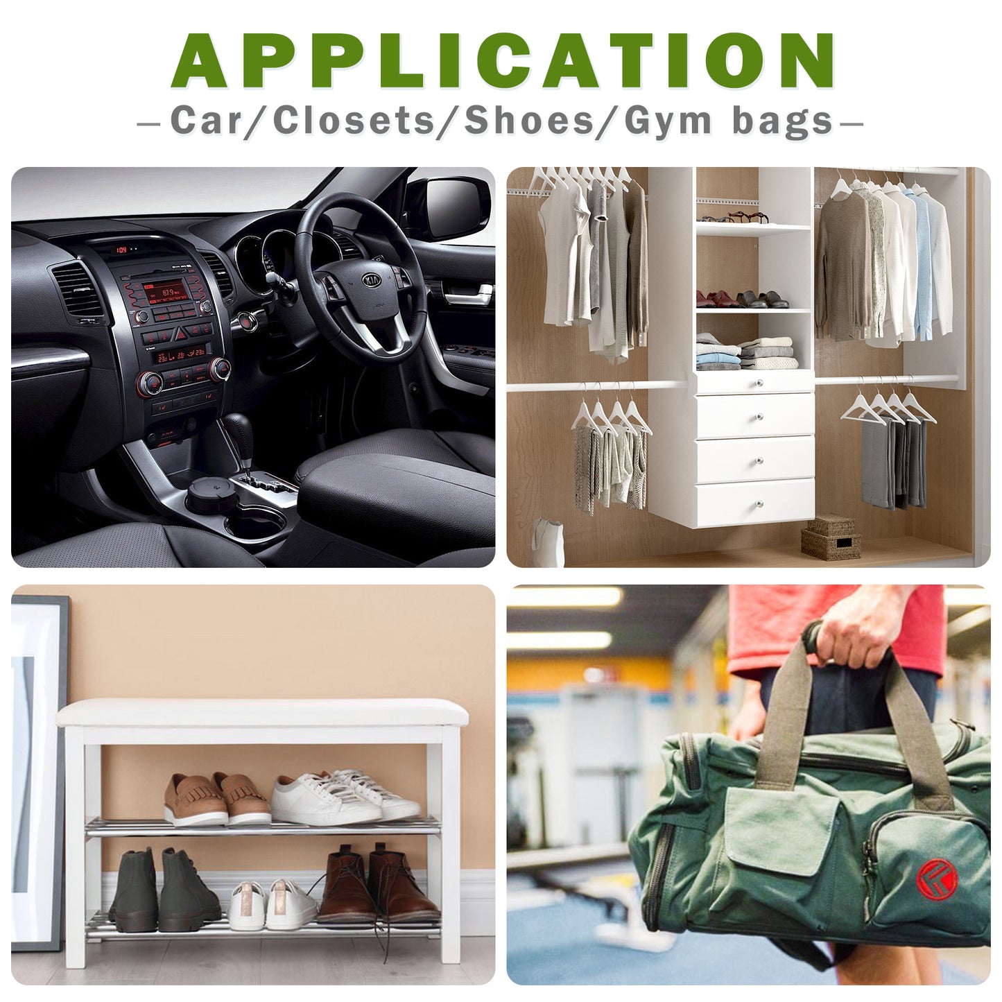 Knixmax Outdoor Shoe Deodorizer,Air Freshener Sneaker Deodorant for Footwear Gym Bag Home Wardrobe Six Ball Pack/Cologne Scent/Golf