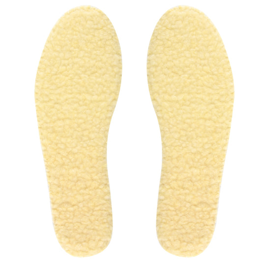 Knixmax Faux Lambswool Insoles for Women & Men - Warm Synthetic Lamb Fleece Shoe Insoles Soft Inner Soles Thermo Shoe Lined for Winter Shoes, Snow Boots, Wellies