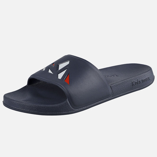 Knixmax Women & Men's Slide Open Toe Sandals Navy Bath Shower Slippers