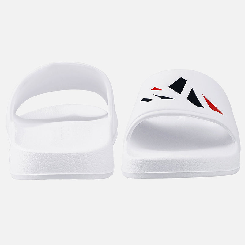 Knixmax Women & Men's Slide Open Toe Sandals White Bath Shower Slippers