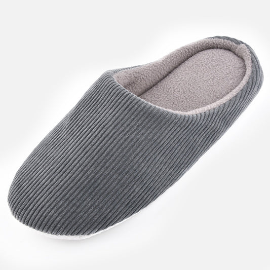 Knixmax Men's Slippers Memory Foam Grey Winter Slippers for Indoor Travel Hotel - Knixmax