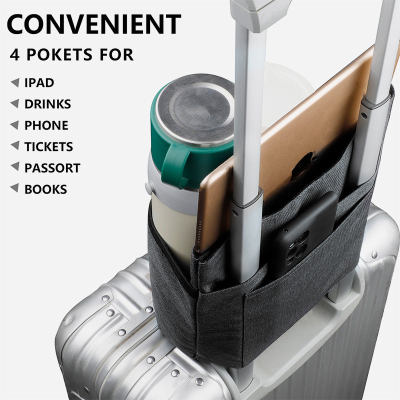 riemot Luggage Travel Cup iPad Tablet Holder - Gifts for Flight Attendants Travelers Accessories Grey