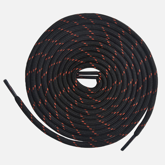 Knixmax Strong Round Shoe Laces Black Brown for Walking Boots Hiking Shoes Trainers Sneakers - Knixmax