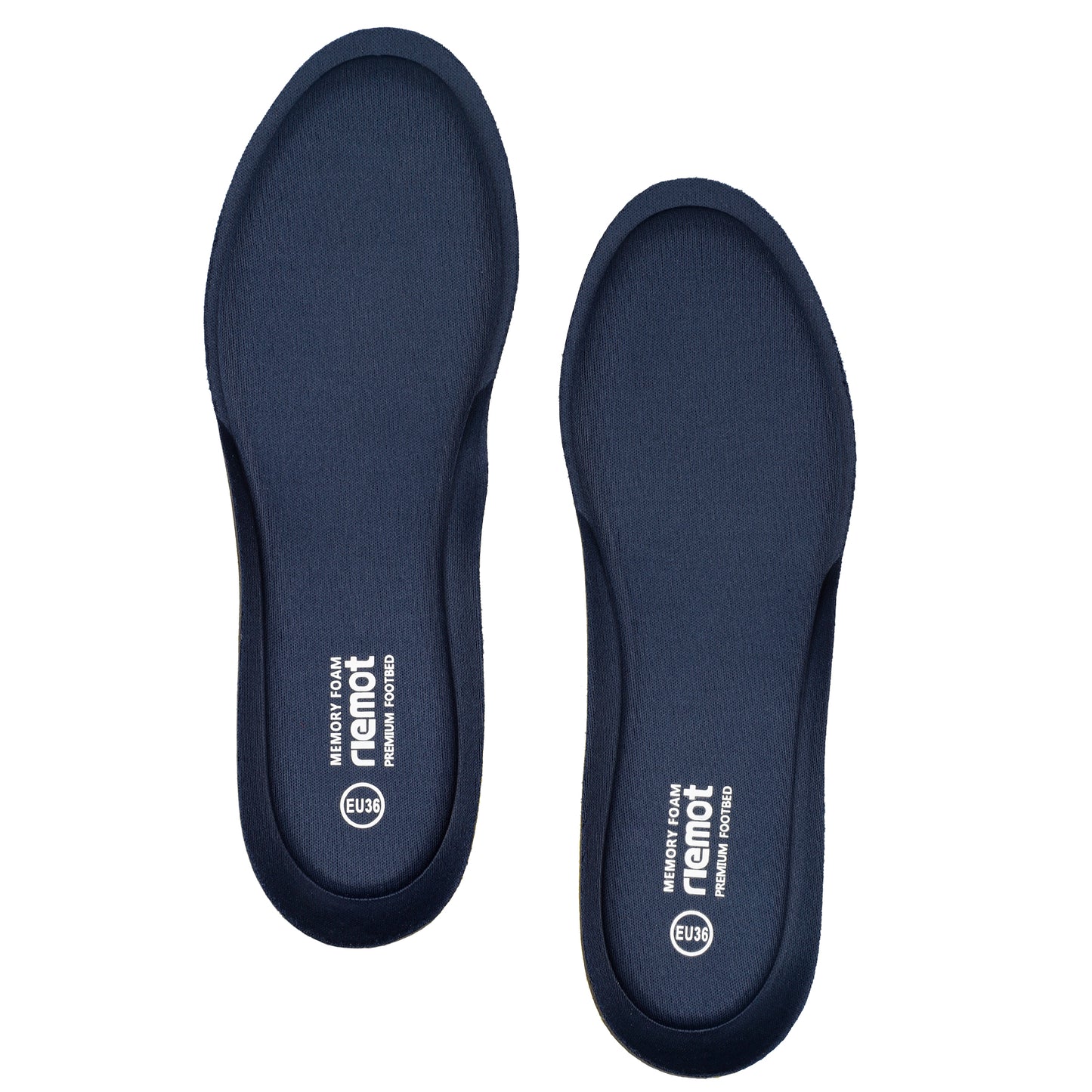 riemot Memory Foam Insoles for Men & Women - Replacement Shoe Inserts Comfort Cushioning for Sports Shoes, Trainers, Sneakers, Work Boots and Walking Shoes