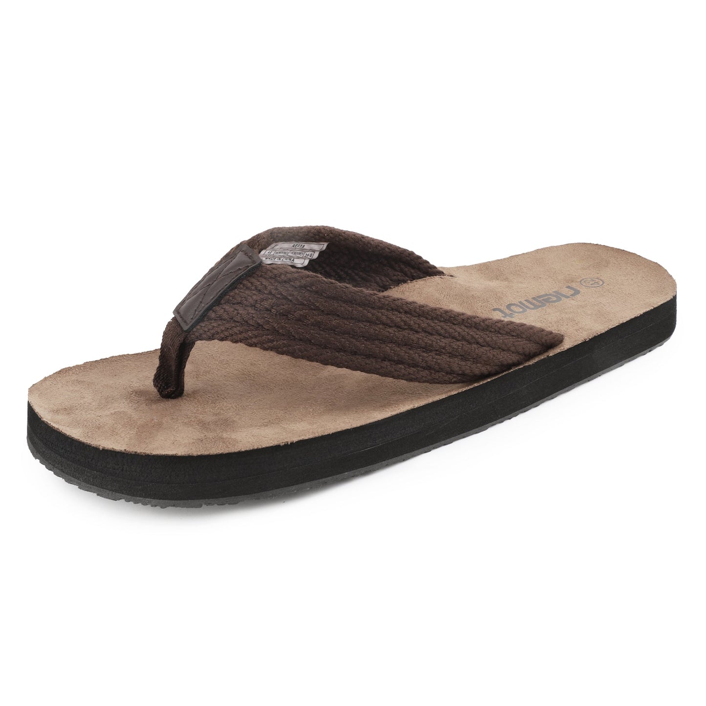 Knixmax Men's Classic Arch Support Flip Flops - Lightweight Beach & Casual Thong Sandals