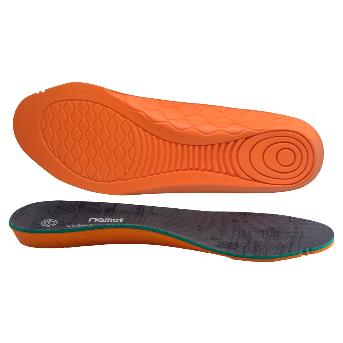 riemot Memory Foam Insoles for Men &amp; Women - Replacement Shoe Inserts Comfort Cushioning for Sports Shoes, Trainers, Sneakers, Work Boots and Walking Shoes