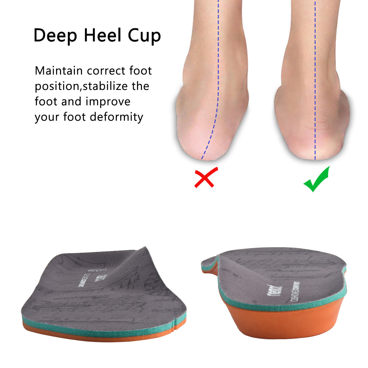 riemot Memory Foam Insoles for Men &amp; Women - Replacement Shoe Inserts Comfort Cushioning for Sports Shoes, Trainers, Sneakers, Work Boots and Walking Shoes