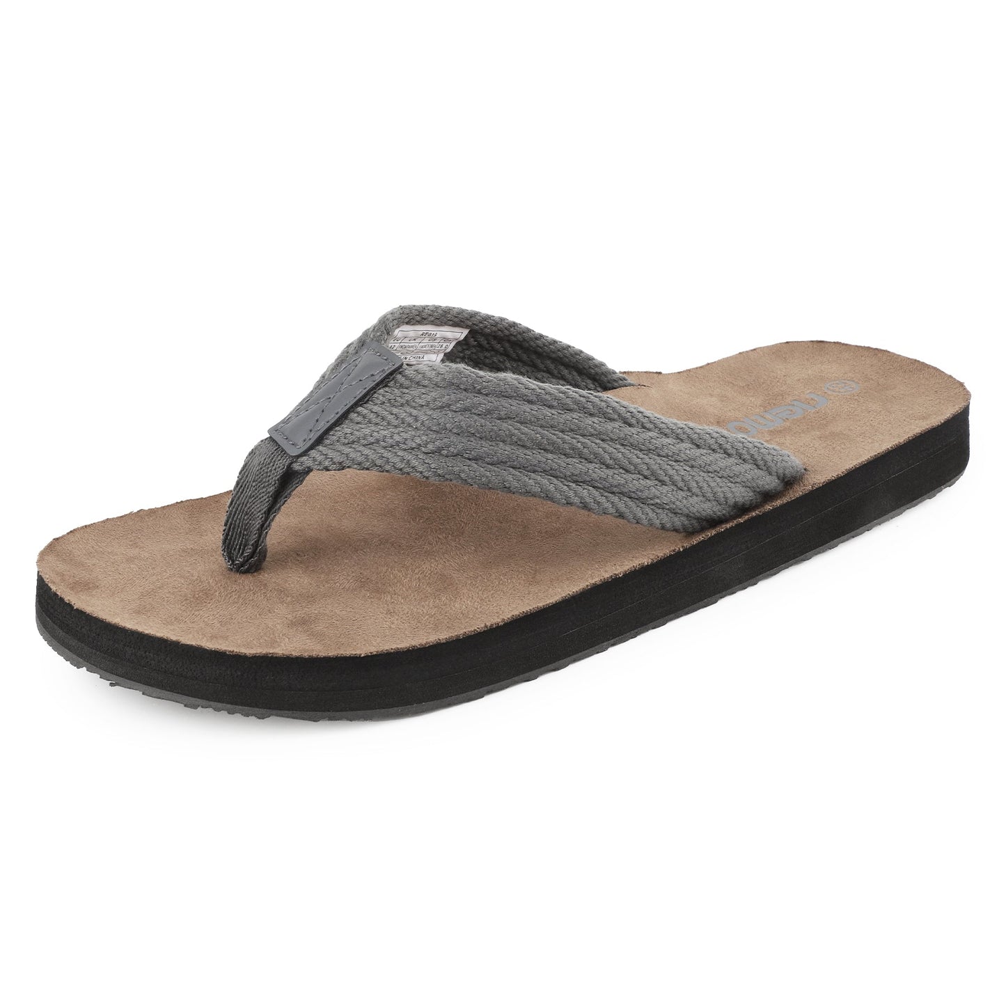 Knixmax Men's Classic Arch Support Flip Flops - Lightweight Beach & Casual Thong Sandals