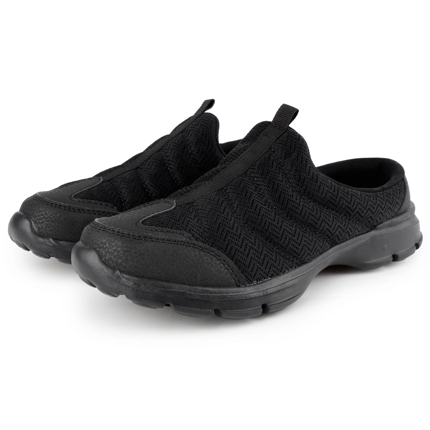 TIESTRA Clogs & Mules Summer Gardens Slippers Slip On Comfortable Breathable Casual Lightweight Sandals for Men, Black