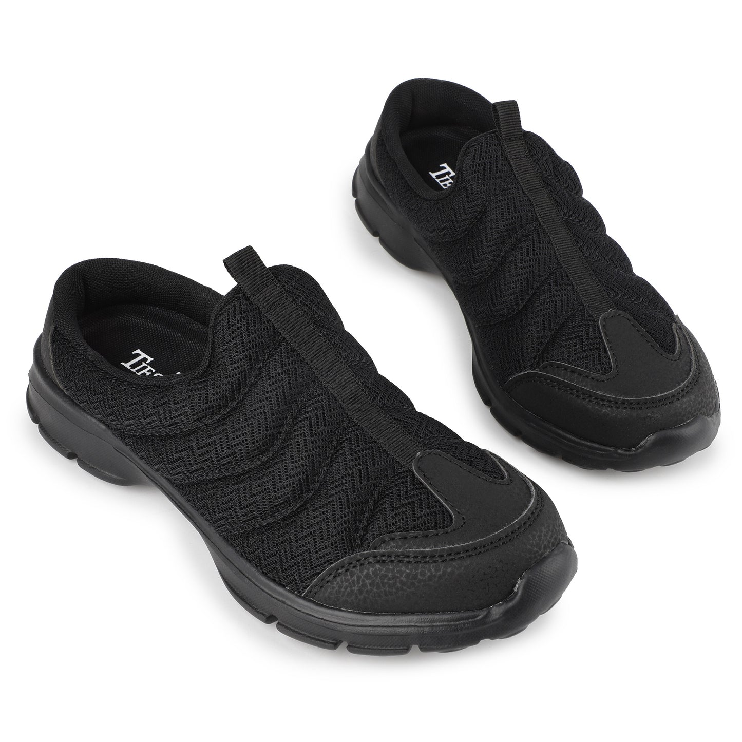 TIESTRA Clogs & Mules Summer Gardens Slippers Slip On Comfortable Breathable Casual Lightweight Sandals for Men, Black