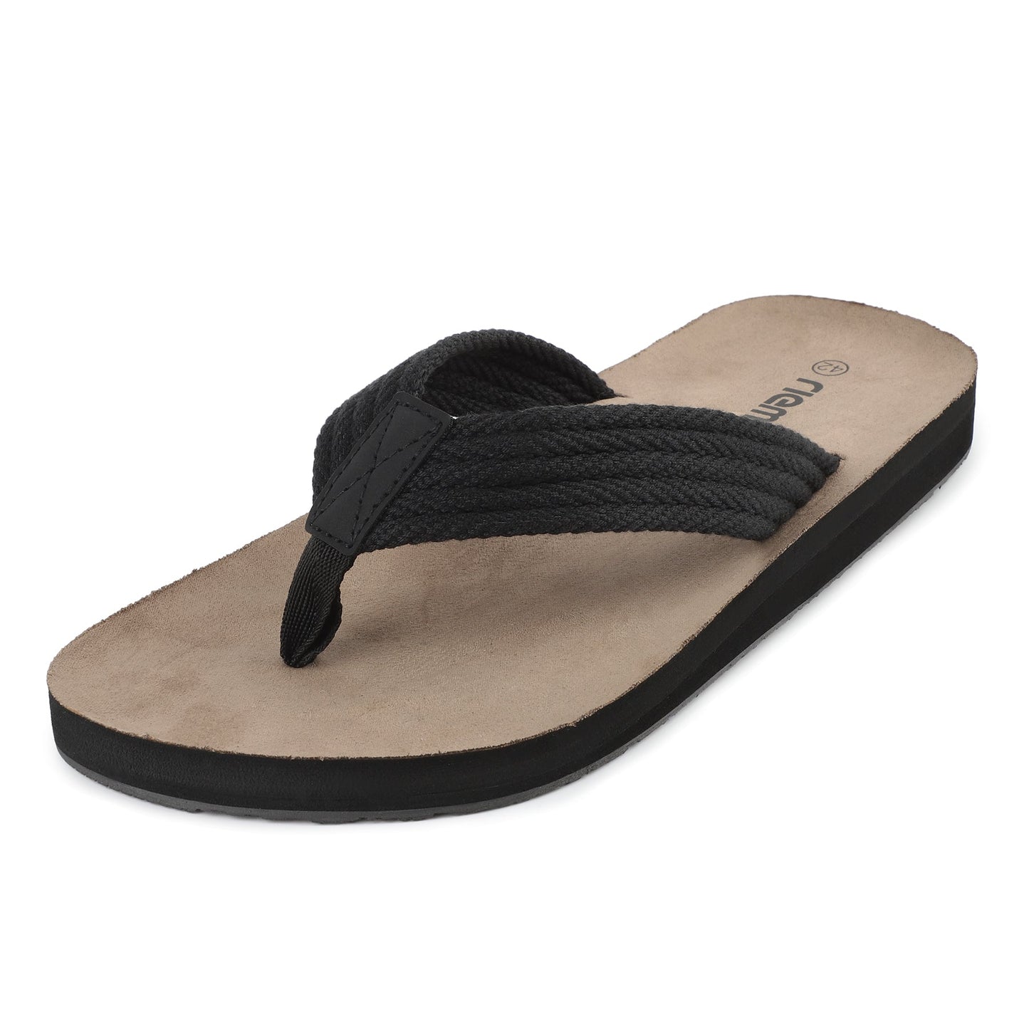 Knixmax Men's Classic Arch Support Flip Flops - Lightweight Beach & Casual Thong Sandals