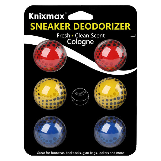 Knixmax Sneaker Deodorizer Shoe Freshener Balls, Gym Bags Lockers Car Air Fresheners, Boot Deodorant Balls Odor Eater Shoe Deodorizers