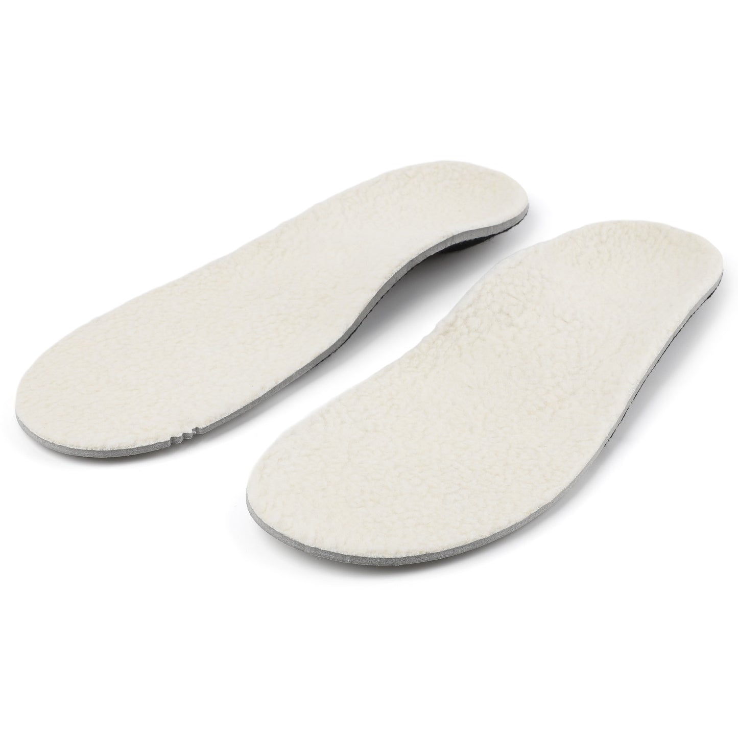 Knixmax Outdoor Lambswool Insoles for Women Men's Warm Soft Comfort Wool Insole with Arch Support Cozy Winter Inserts