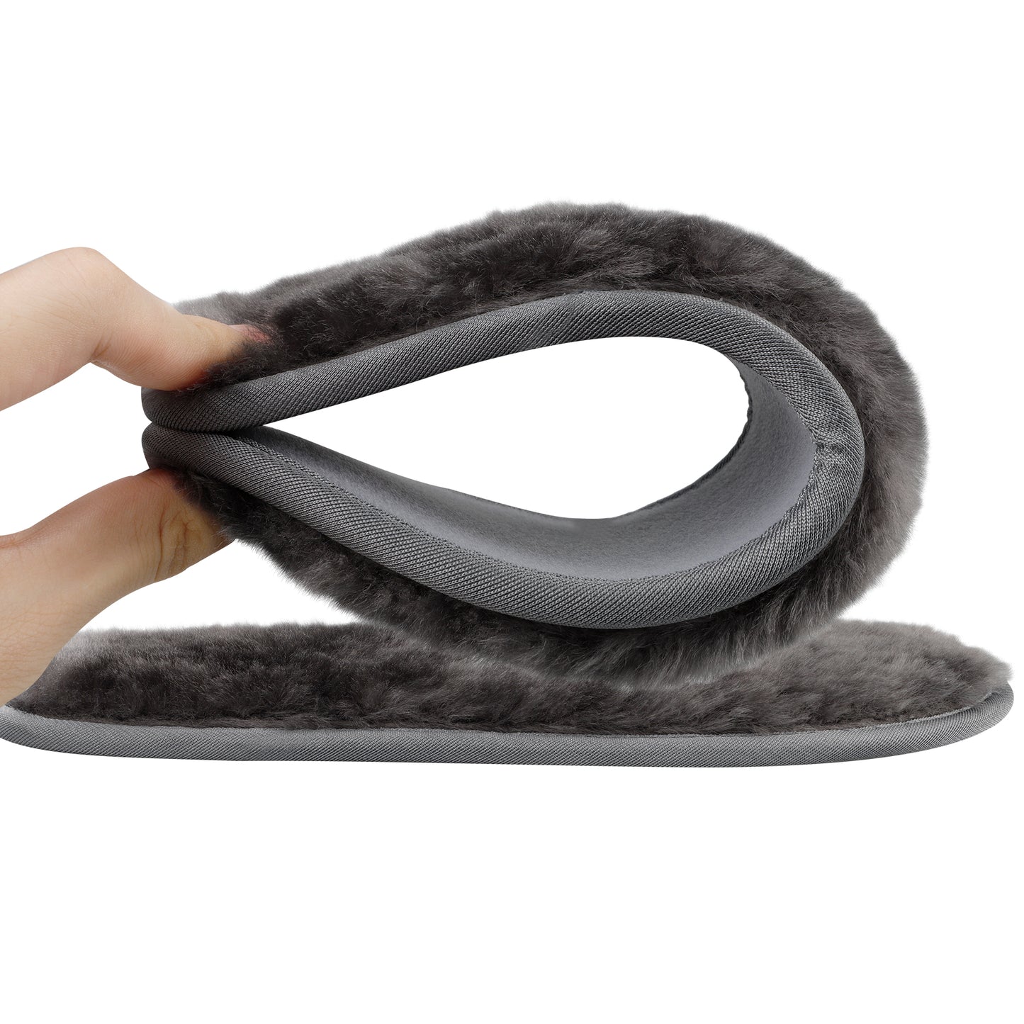 riemot Sheepskin Insoles for Men Women and Kids, White Wide, Super Thick Premium Lambswool Insoles for Wellies Slippers Boots