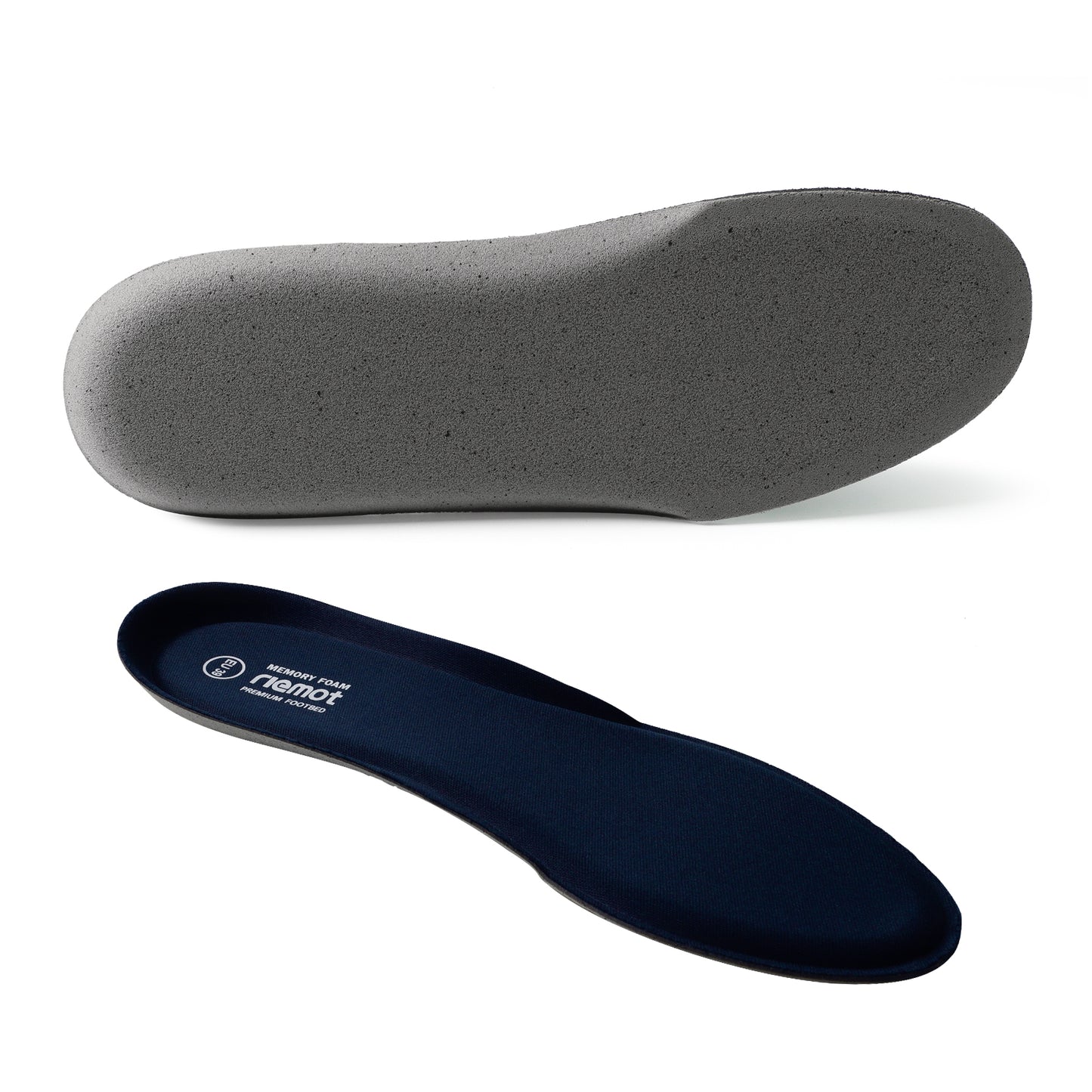 riemot Memory Foam Insoles for Men & Women - Replacement Shoe Inserts Comfort Cushioning for Sports Shoes, Trainers, Sneakers, Work Boots and Walking Shoes