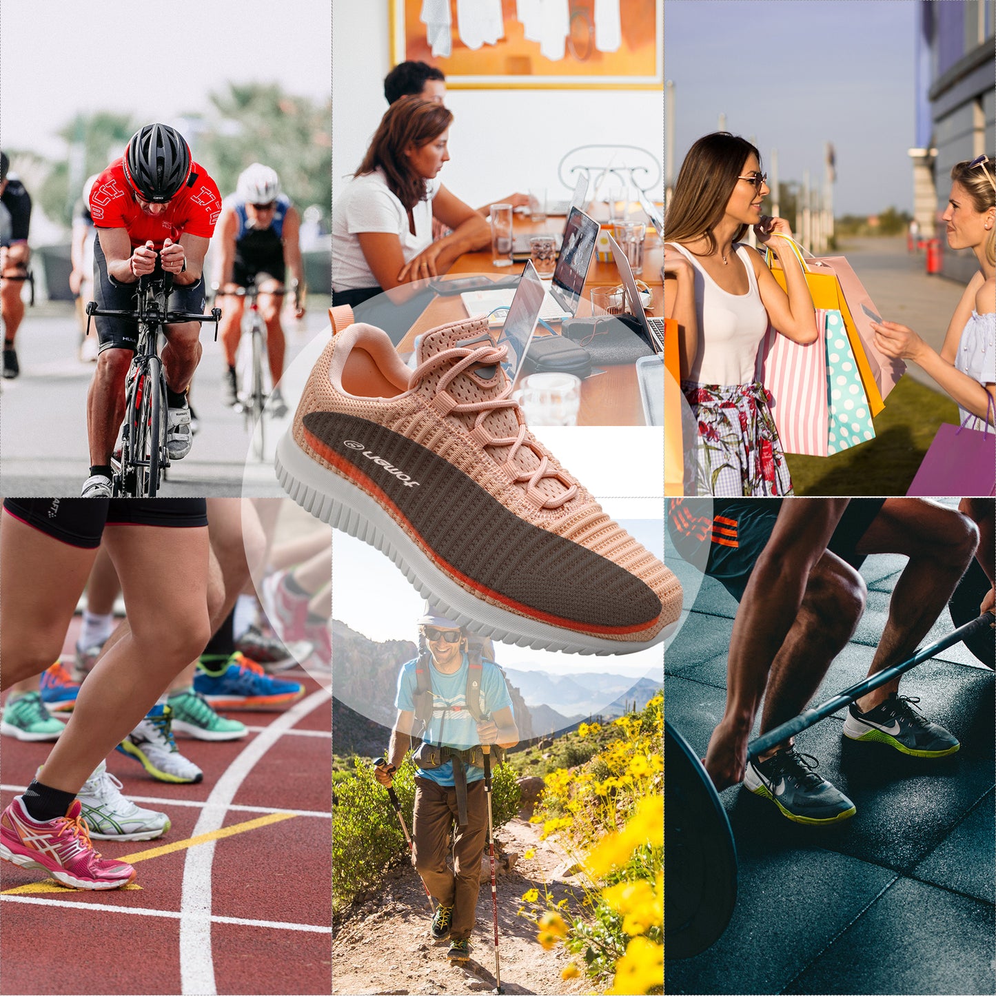 riemot Memory Foam Insoles for Men &amp; Women - Replacement Shoe Inserts Comfort Cushioning for Sports Shoes, Trainers, Sneakers, Work Boots and Walking Shoes