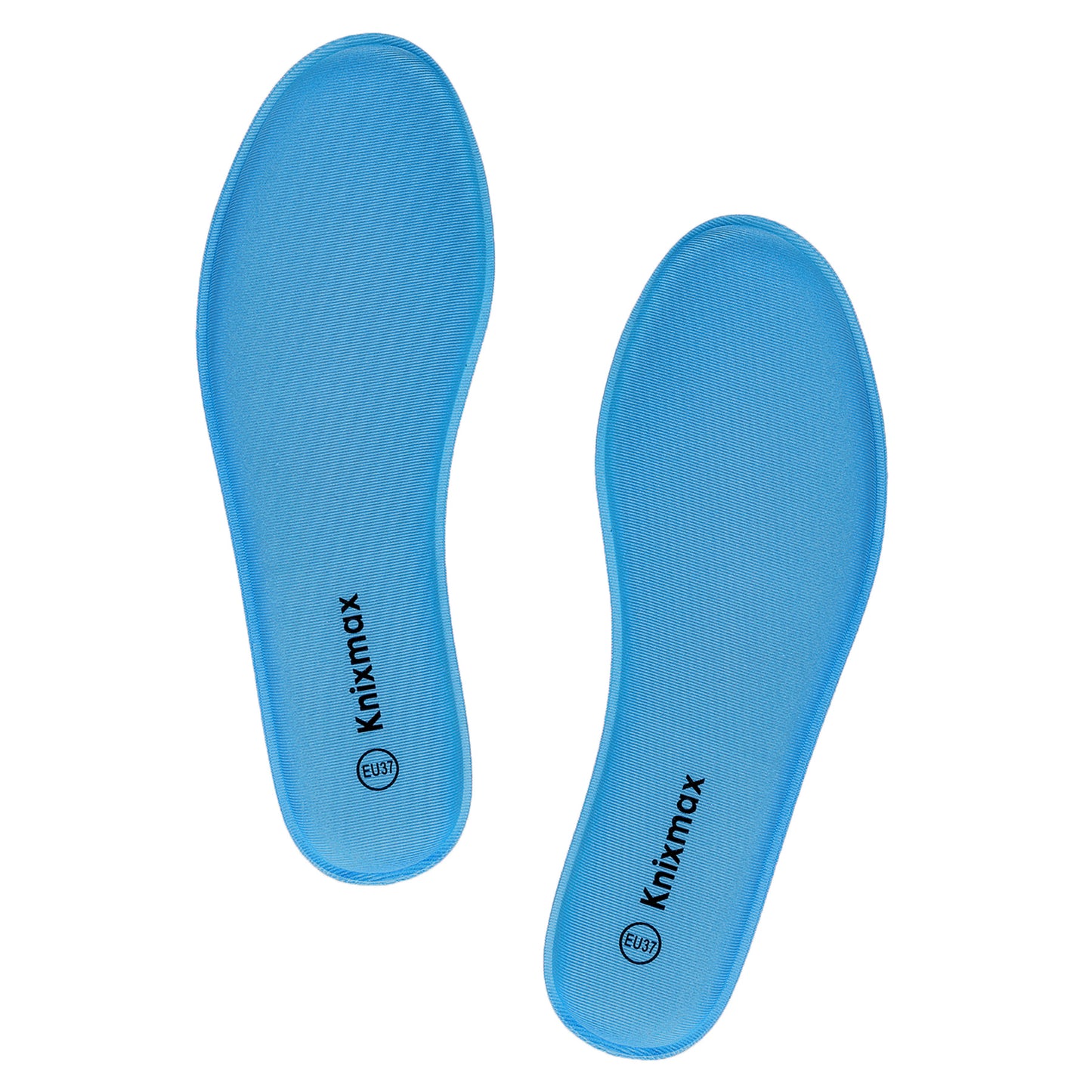 Knixmax Women's Memory Foam Insoles, Blue, for Athletic Shoes & Sneakers