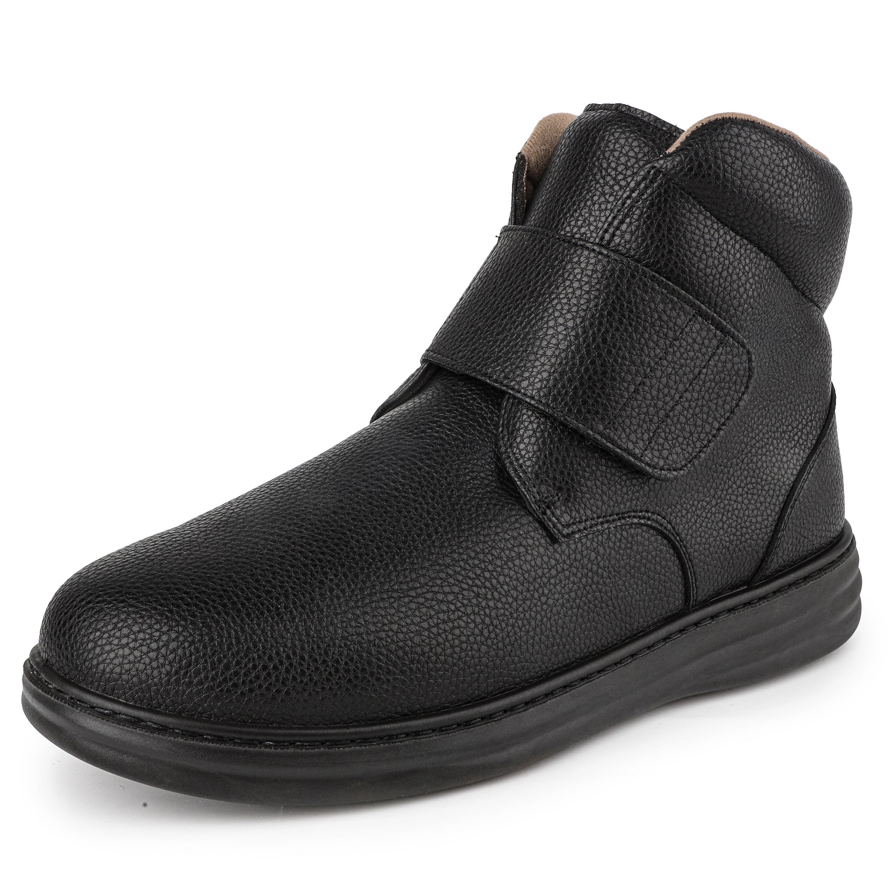 TIESTRA Men's Wide Fit Winter Boots with Adjustable Strap – product view 1