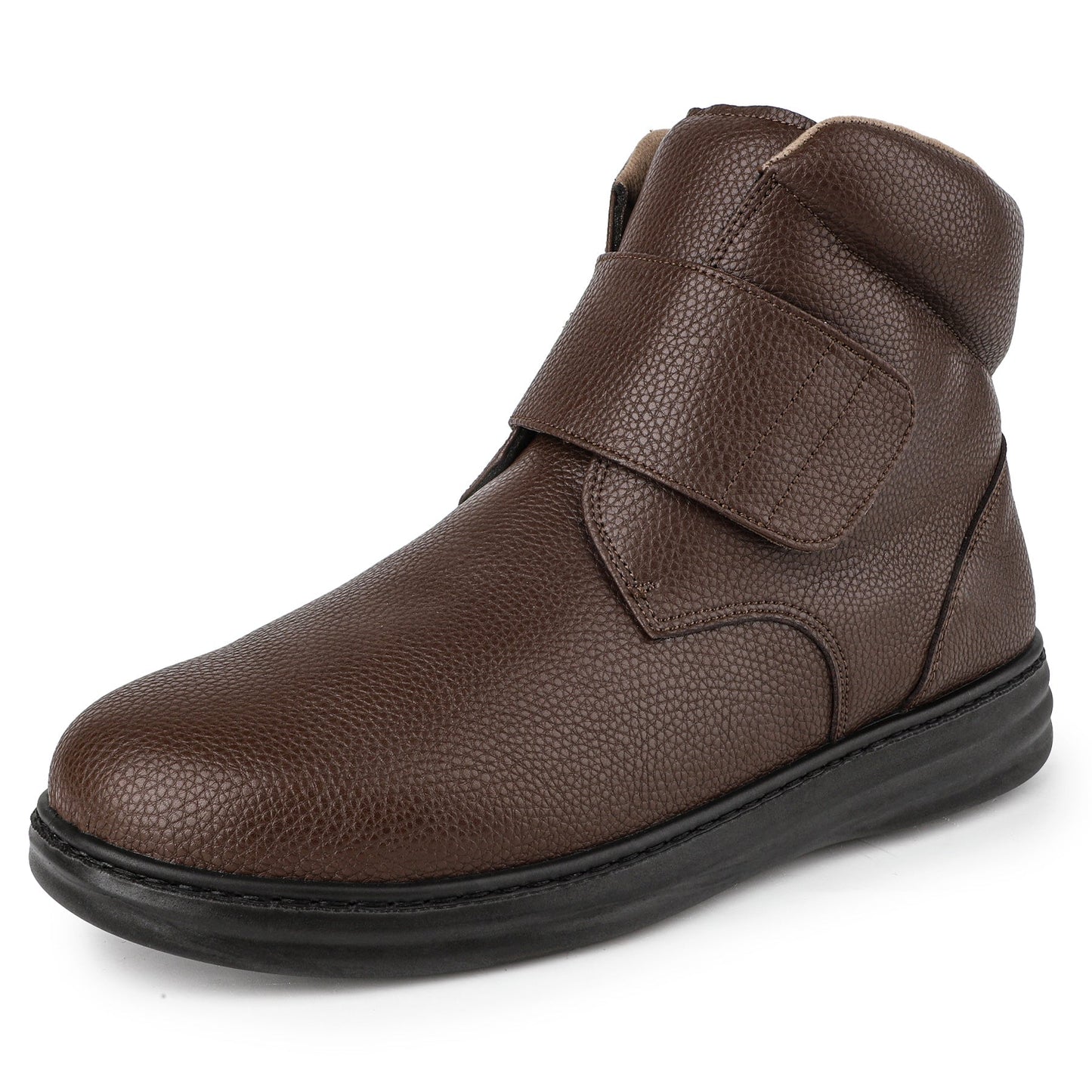 TIESTRA Men's Wide Fit Winter Boots with Adjustable Strap – product view 5