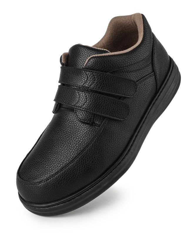 TIESTRA Men's Wide Fit Shoes with Adjustable Strap – Amazon UK main image
