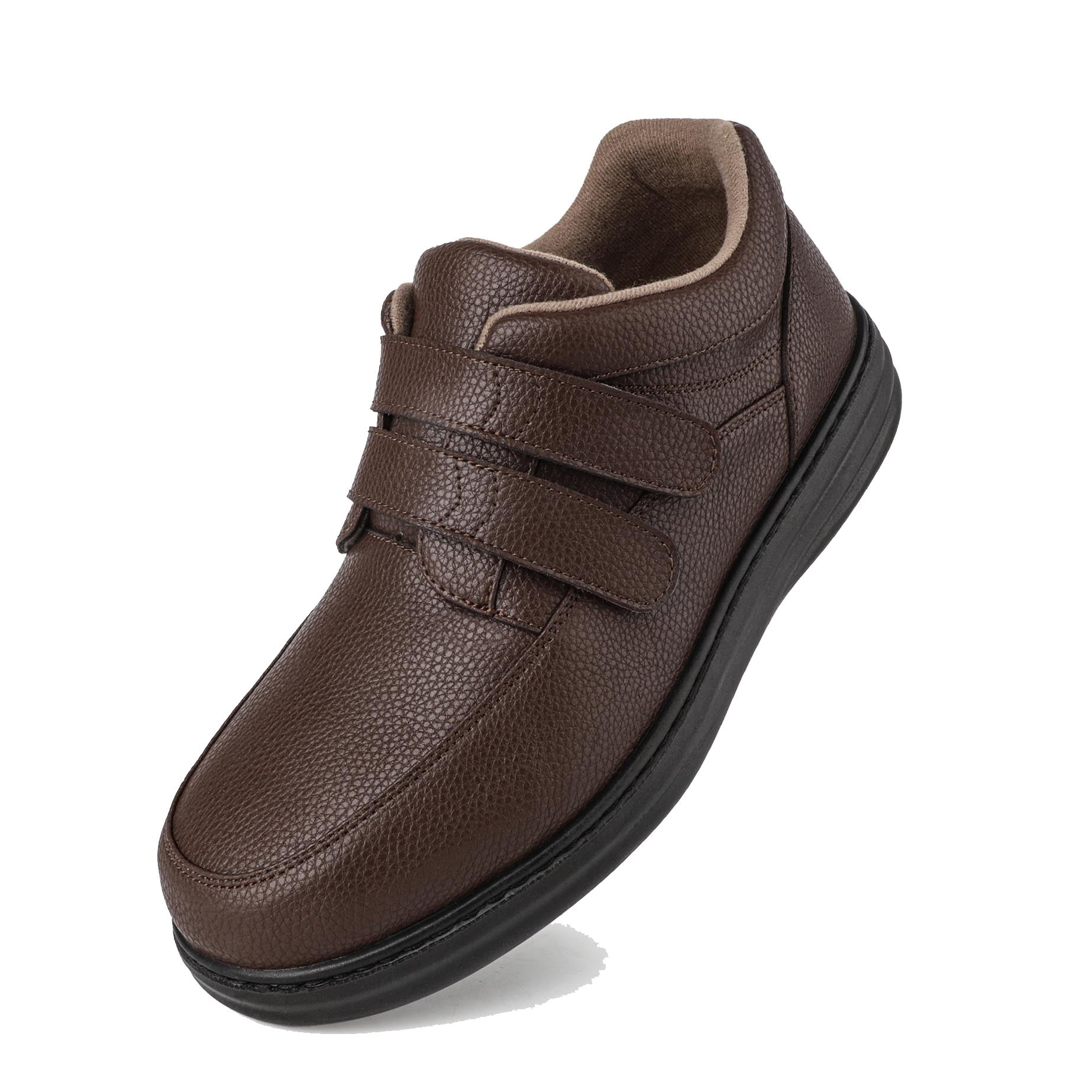 TIESTRA Men's Wide Fit Shoes with Adjustable Strap – product view 2