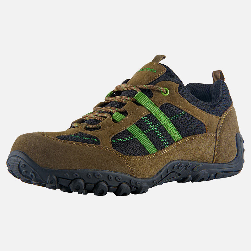 Knixmax Men's Hiking Trainers, Brown, Lightweight Approach Shoes, Sports Trainers - Knixmax