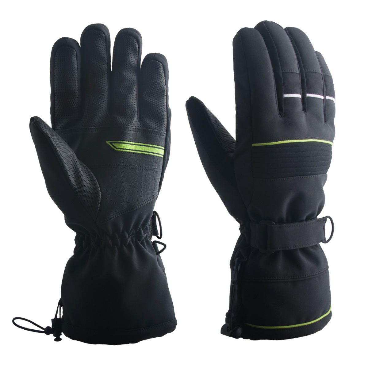 Mens Cycling Gloves Running Gloves Waterproof Windproof Anti-slip Touch Screen Gloves Thermal Winter Gloves for Skiing Camping - Knixmax
