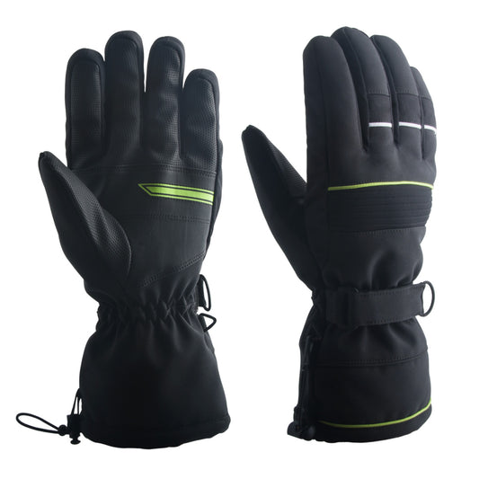Mens Cycling Gloves Running Gloves Waterproof Windproof Anti-slip Touch Screen Gloves Thermal Winter Gloves for Skiing Camping - Knixmax