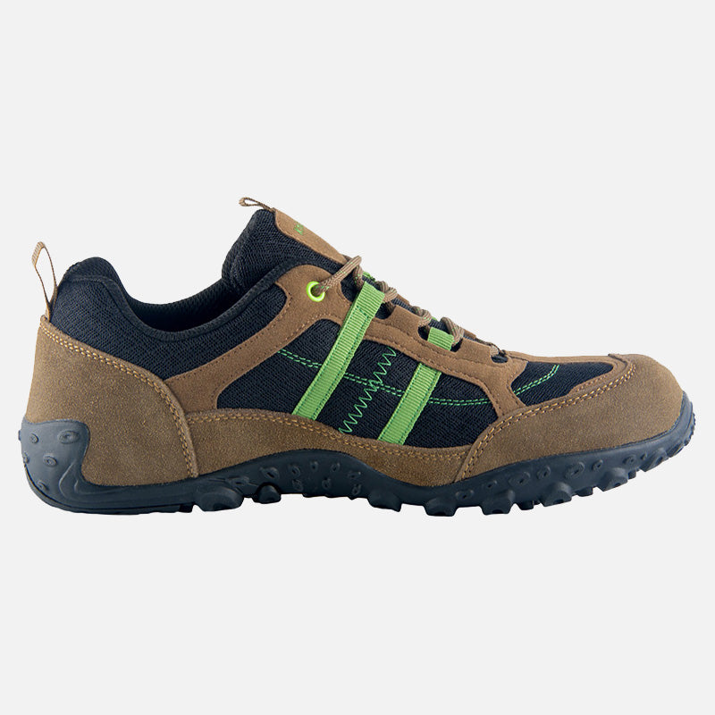 Knixmax Men's Hiking Trainers, Brown, Lightweight Approach Shoes, Sports Trainers - Knixmax