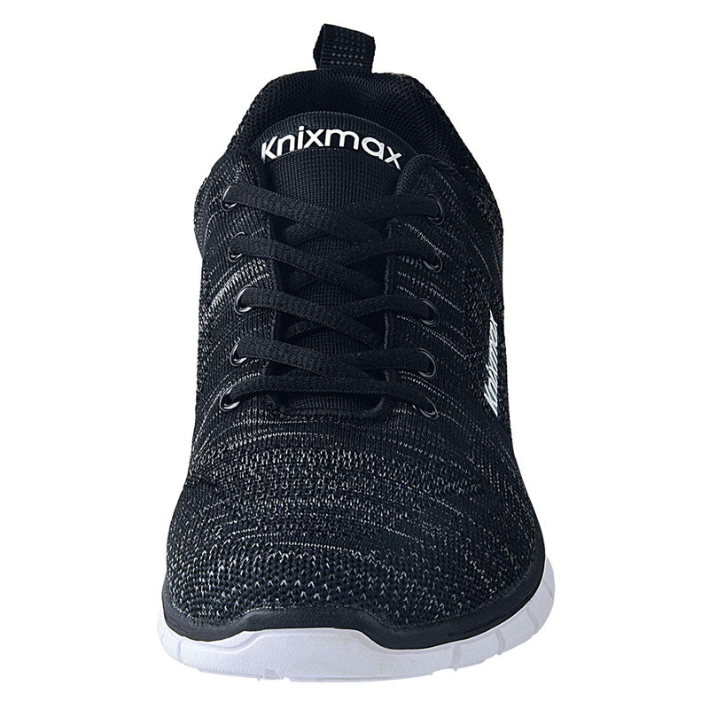 Knixmax Men's Trainers, Black, Lightweight, Running Gym Fitness Sports Walking Shoes - Knixmax