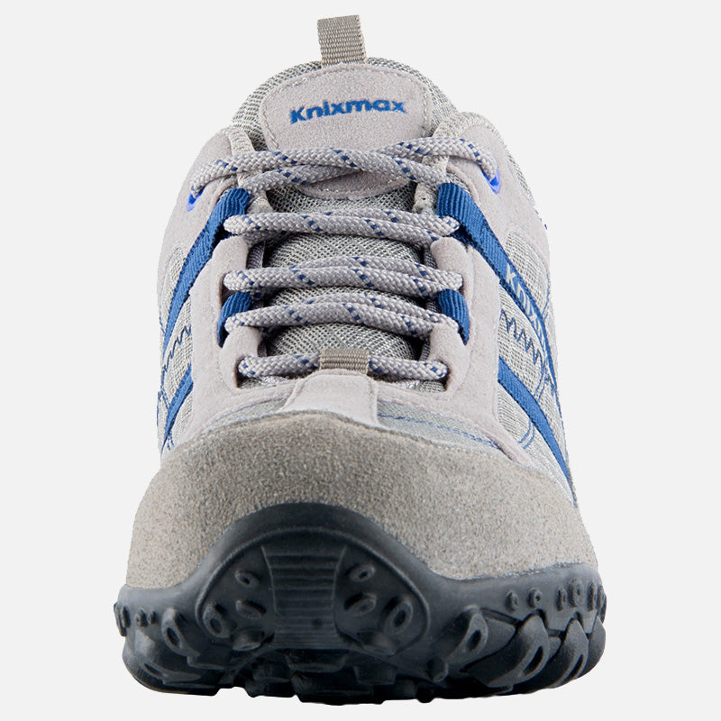 Knixmax Men's Hiking Trainers, Light Grey, Lightweight Approach Shoes, Sports Trainers - Knixmax