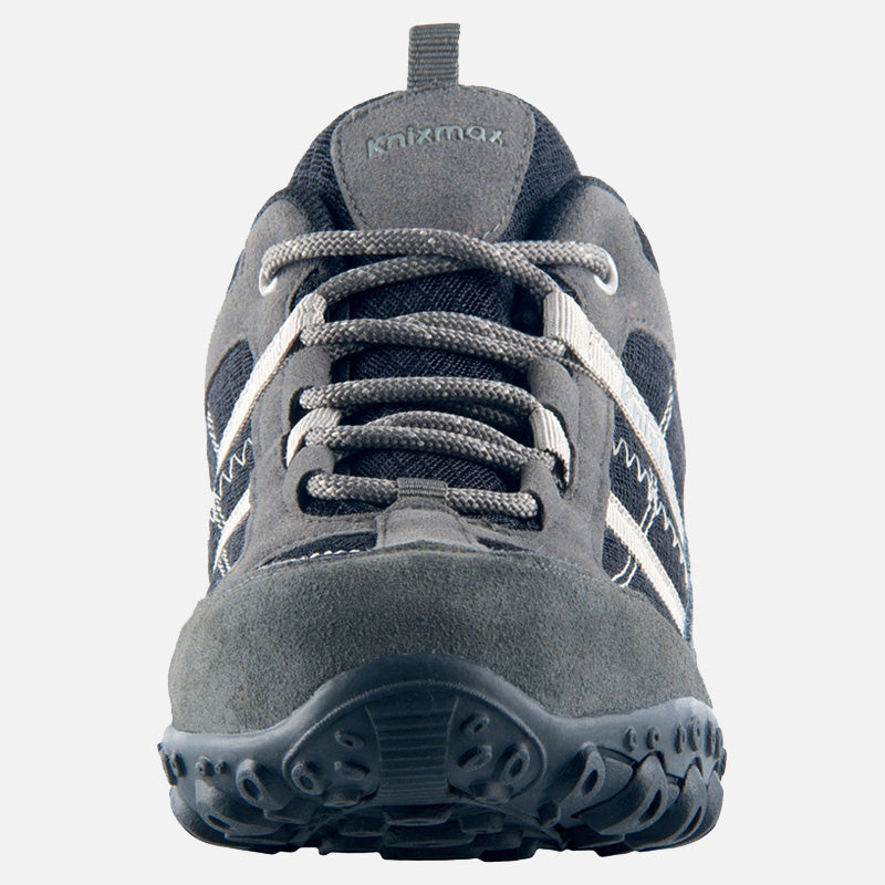Knixmax Men's Hiking Trainers, Dark Grey, Lightweight Approach Shoes, Sports Trainers - Knixmax