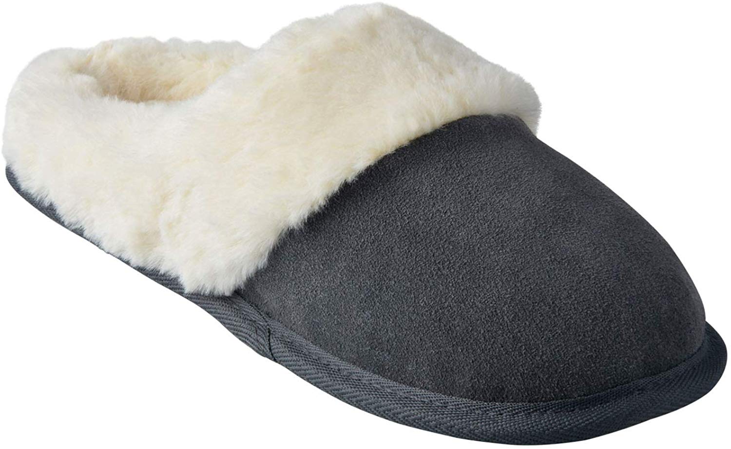 riemot Comfy Furry House Slippers for Women, Grey - Knixmax