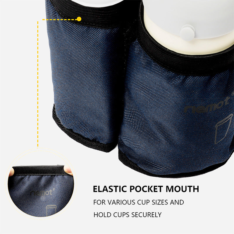 riemot Luggage Travel Cup Holder Perfect Gifts for Frequent Travelers(Navy)