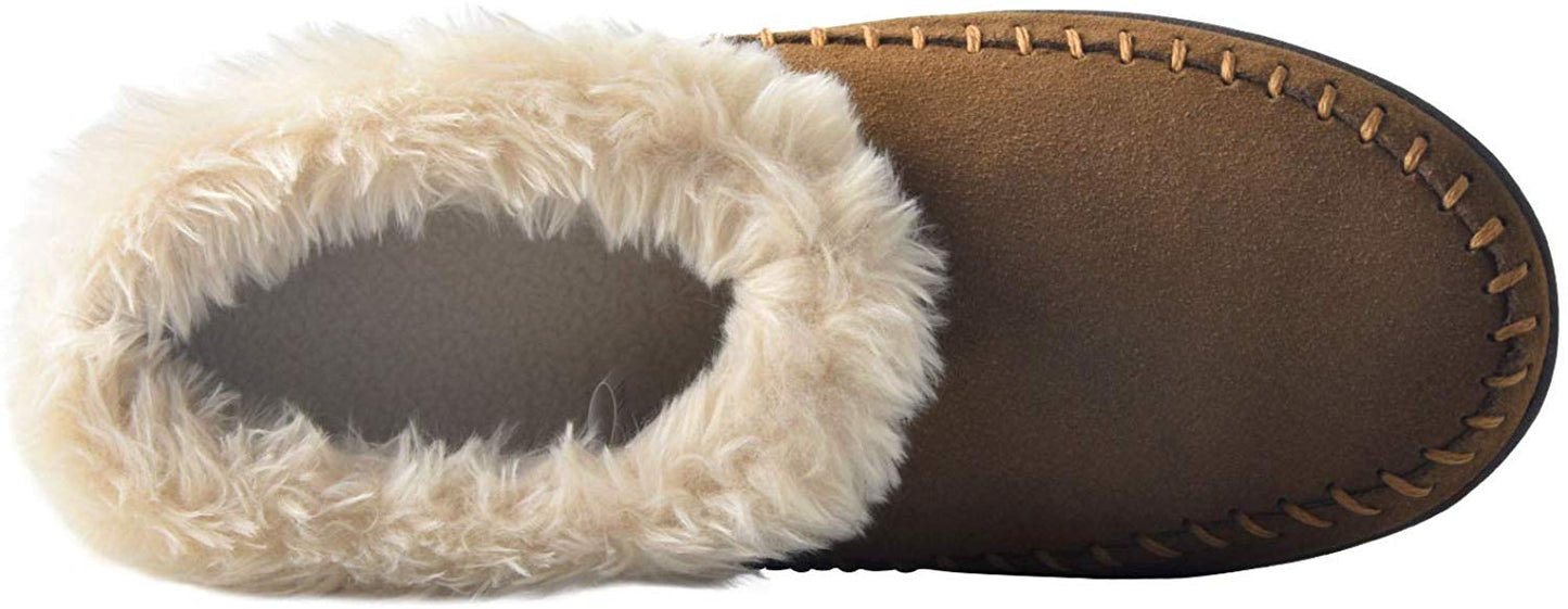 riemot Women Fuzzy Slippers, Warm Indoor Shoes, Anti Skid Comfy House Slippers - Knixmax