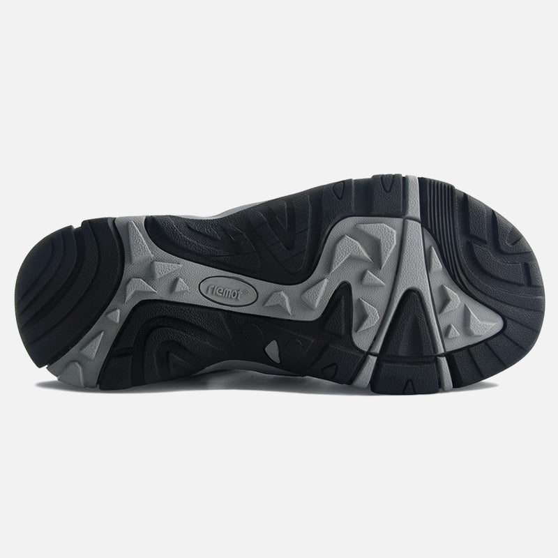 riemot Mens Breathable Closed Toe Sport Sandal Black Summer Beach Walking Shoes - Knixmax
