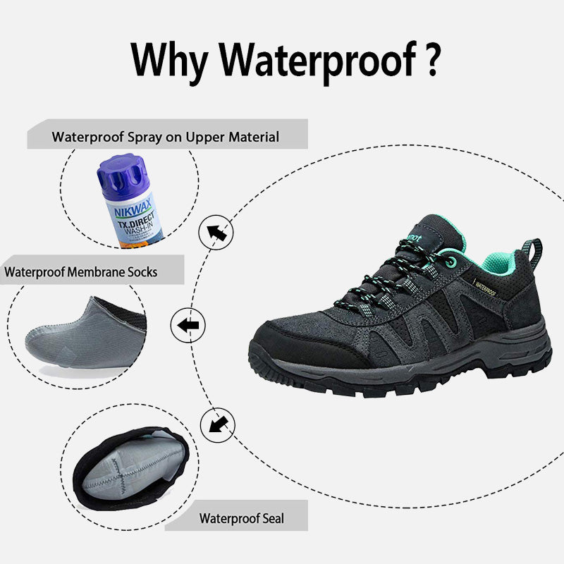 Riemot Women's Waterproof Lightweight Running Trainers