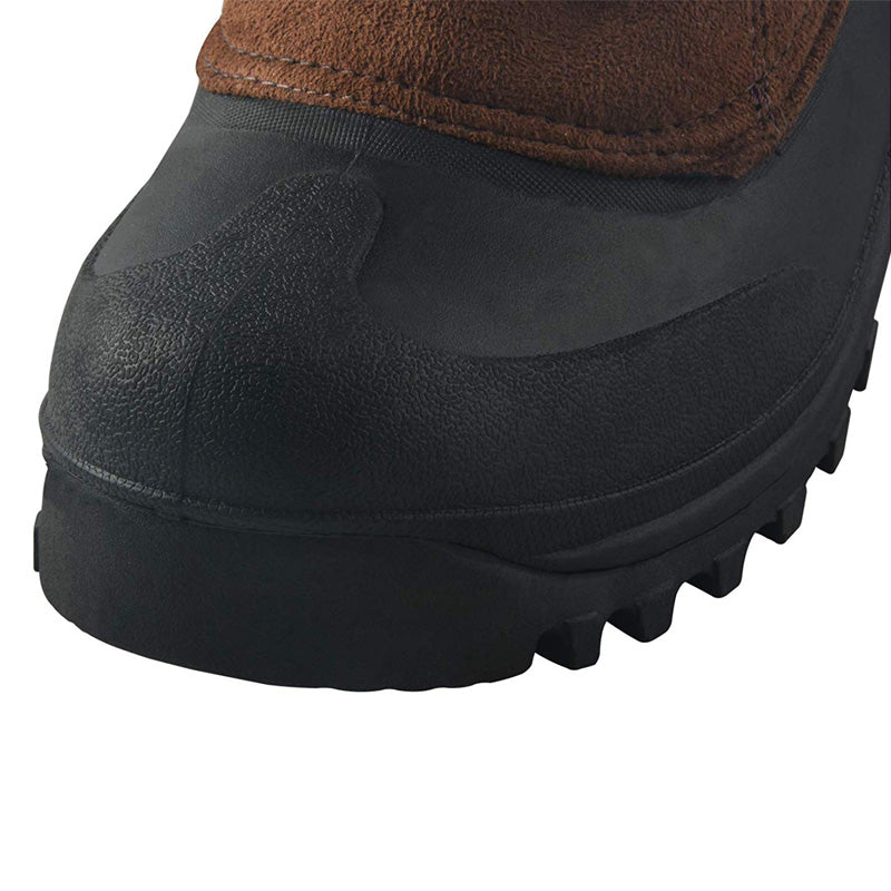 riemot Men's Winter Boots Waterproof Sole Brown Snow Boots - Knixmax