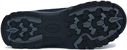 Knixmax Men's High Rise Hiking Boots, Navy, Mountain Climbing Ankle Boots - Knixmax
