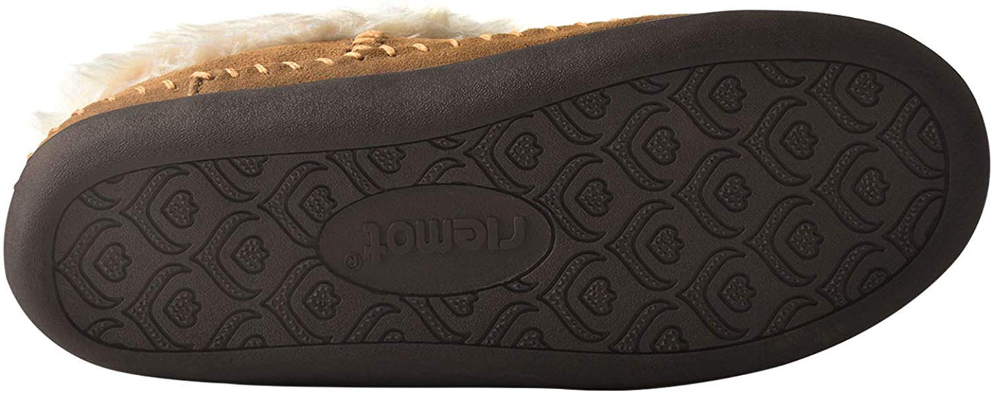 riemot Women Fuzzy Slippers, Warm Indoor Shoes, Anti Skid Comfy House Slippers - Knixmax
