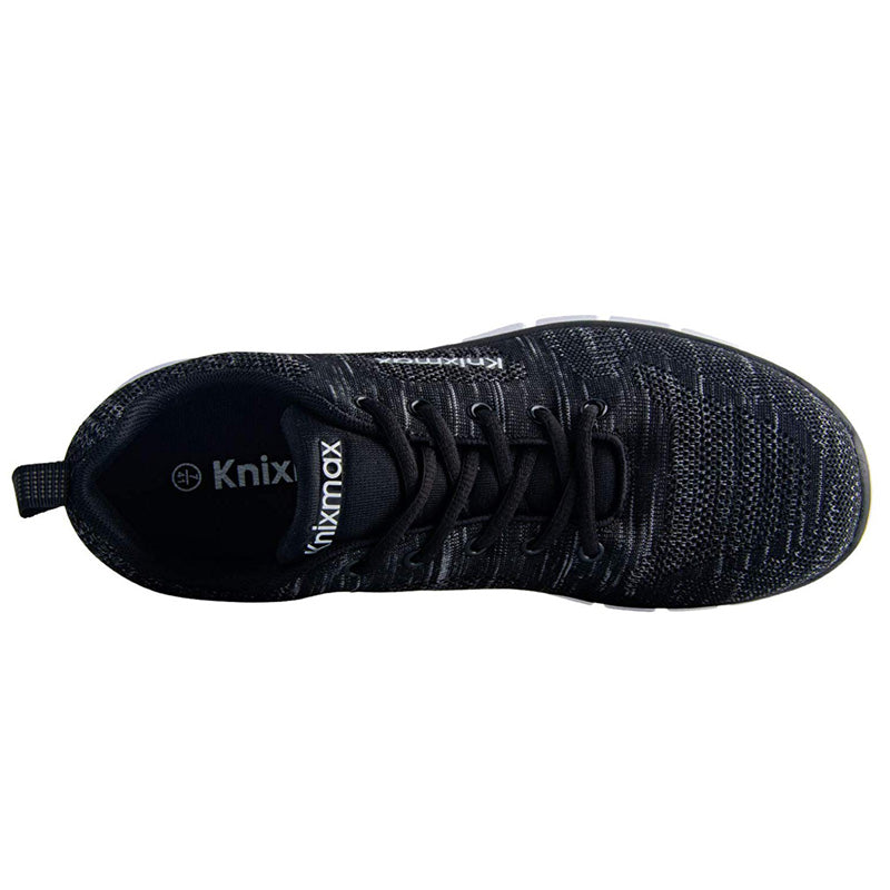 Knixmax women's Trainers, Black, Lightweight, Running Gym Fitness Sports Walking Shoes - Knixmax