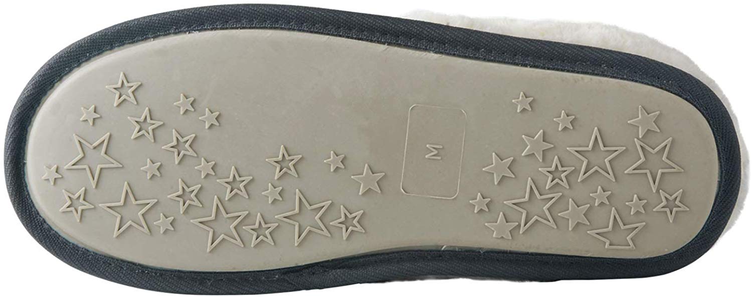 riemot Comfy Furry House Slippers for Women, Grey - Knixmax