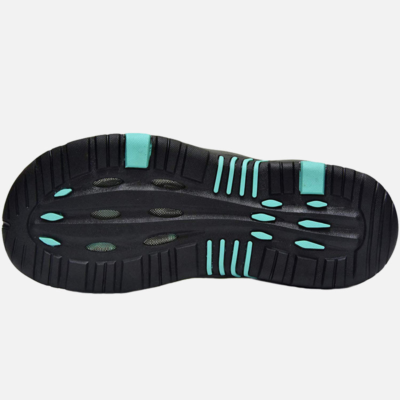 Knixmax Men's Closed Toe Sandals Dark Grey Wide Fit Sports Summer Shoes - Knixmax