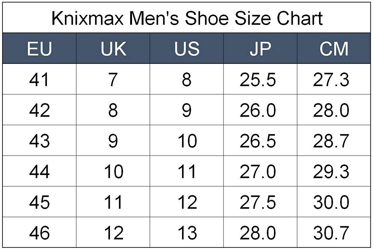 Knixmax Men's Trainers, White, Lightweight, Running Gym Fitness Sports Walking Shoes - Knixmax