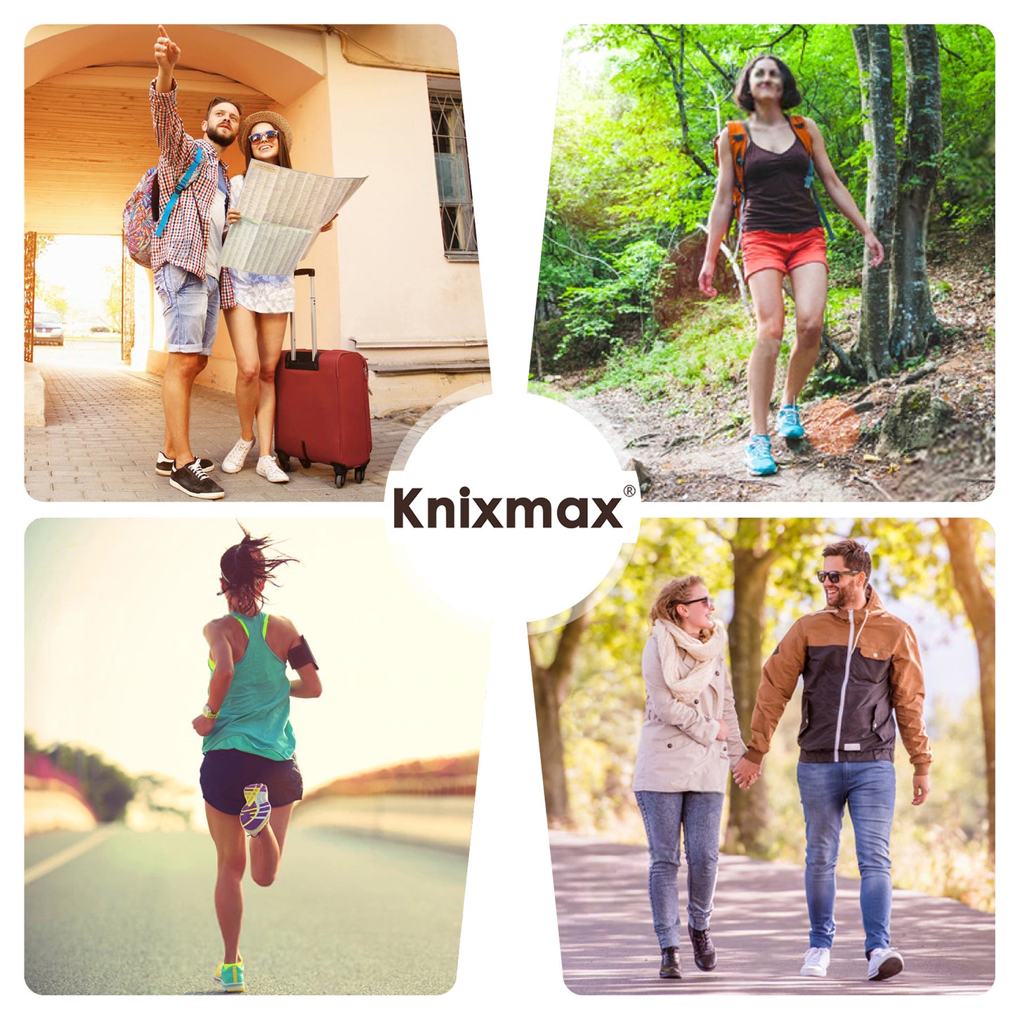 Knixmax Women's Memory Foam Insoles, Pink, for Athletic Shoes & Sneakers
