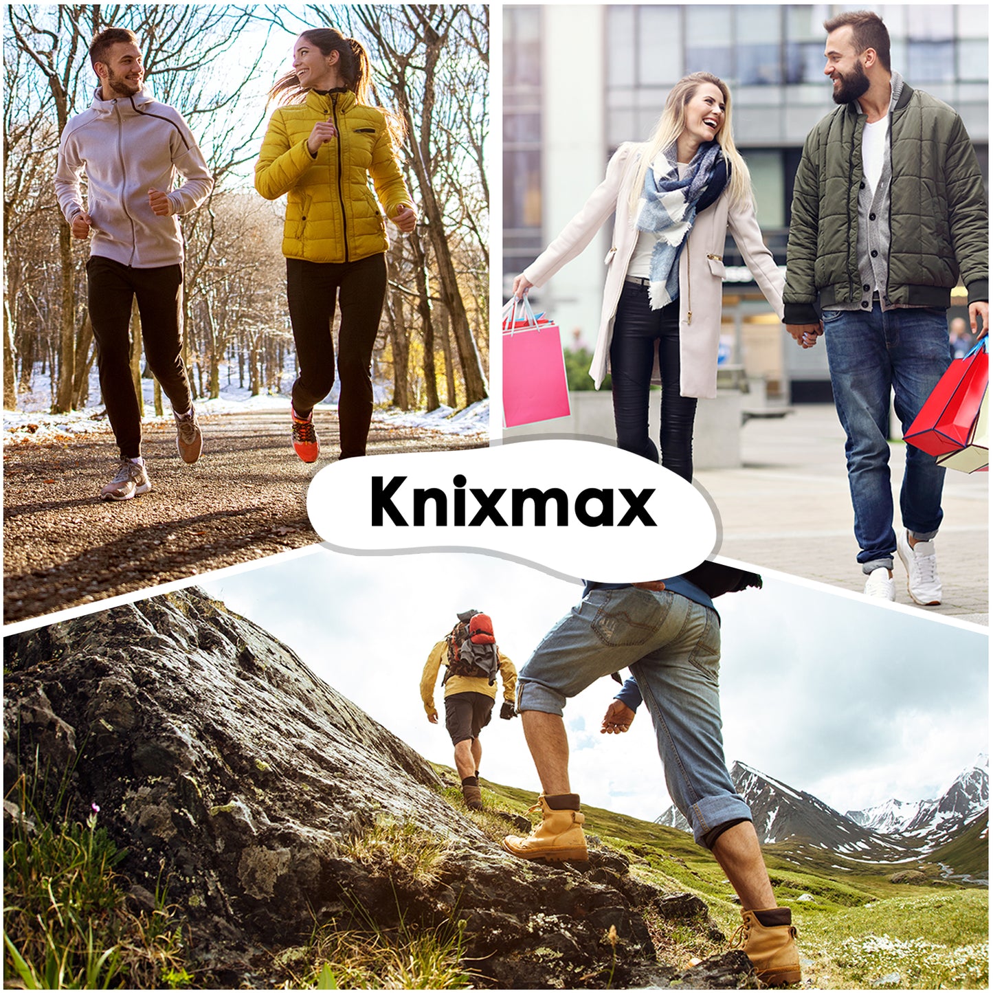Knixmax Men & Women's Memory Foam Insoles, Black, for Athletic Shoes & Sneakers