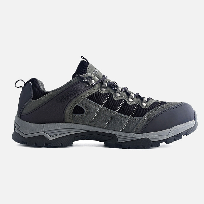 Knixmax Men's Trekking Hiking Shoes, Grey, Low Rise Waterproof Walking Shoes, Outdoor Sport Trainers - Knixmax