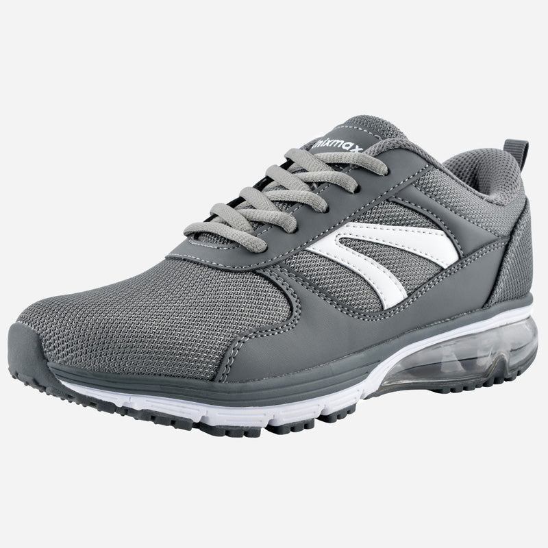 Knixmax Women's Running Trainers, Grey, Lightweight Gym Fitness Air Sports Shoes
