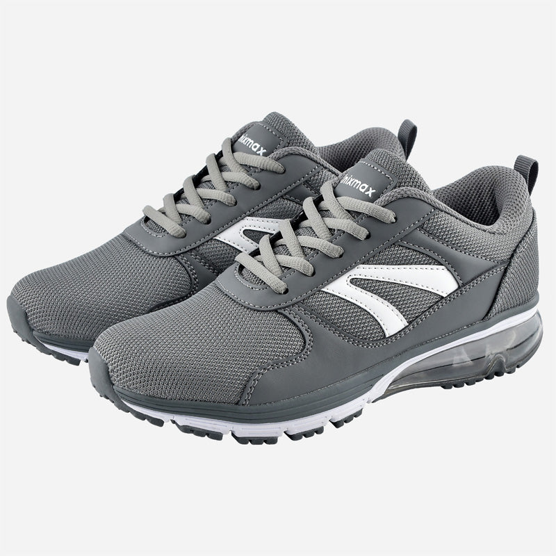 Knixmax Women's Running Trainers, Grey, Lightweight Gym Fitness Air Sports Shoes