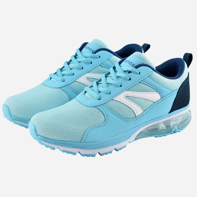 Knixmax Women's Running Trainers, Light Blue, Lightweight Gym Fitness Air Sports Shoes